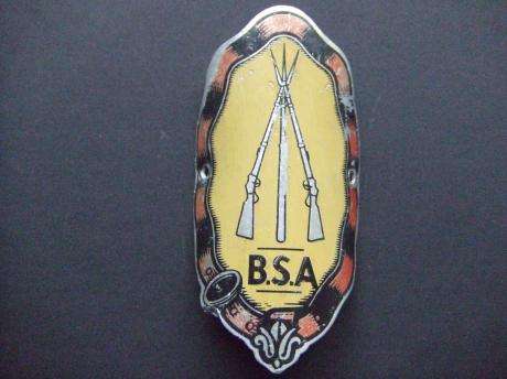 BSA brommer, motor balhoofdplaatje (10)